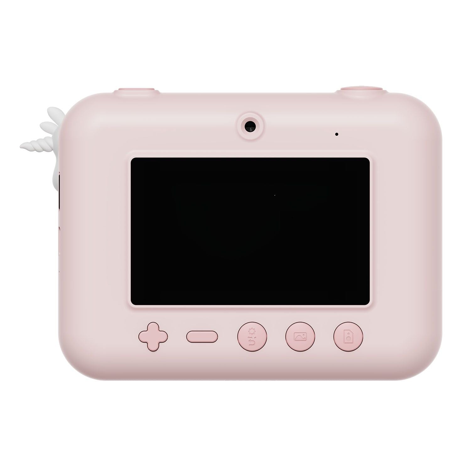 zoo print unicorn digital kids camera, back side