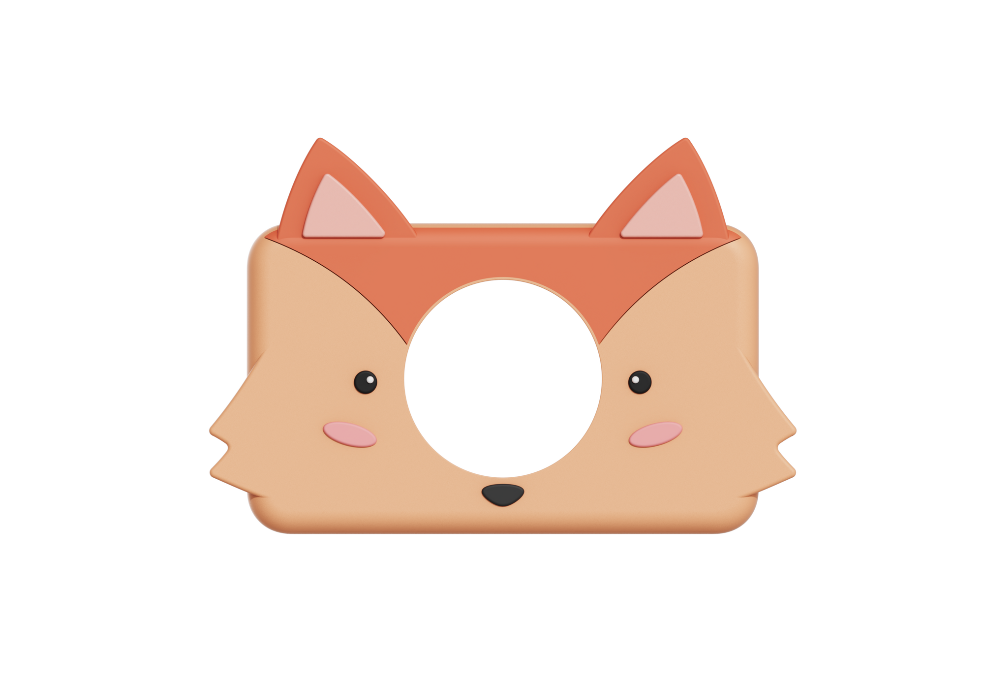 fox sleeve, front side