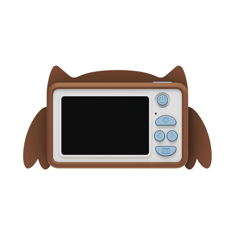 zoo friends owl kids digital camera, back side