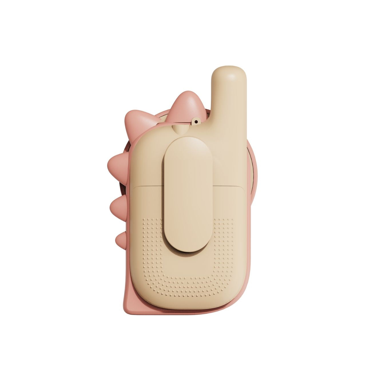 dino pink walkie talkie, back side