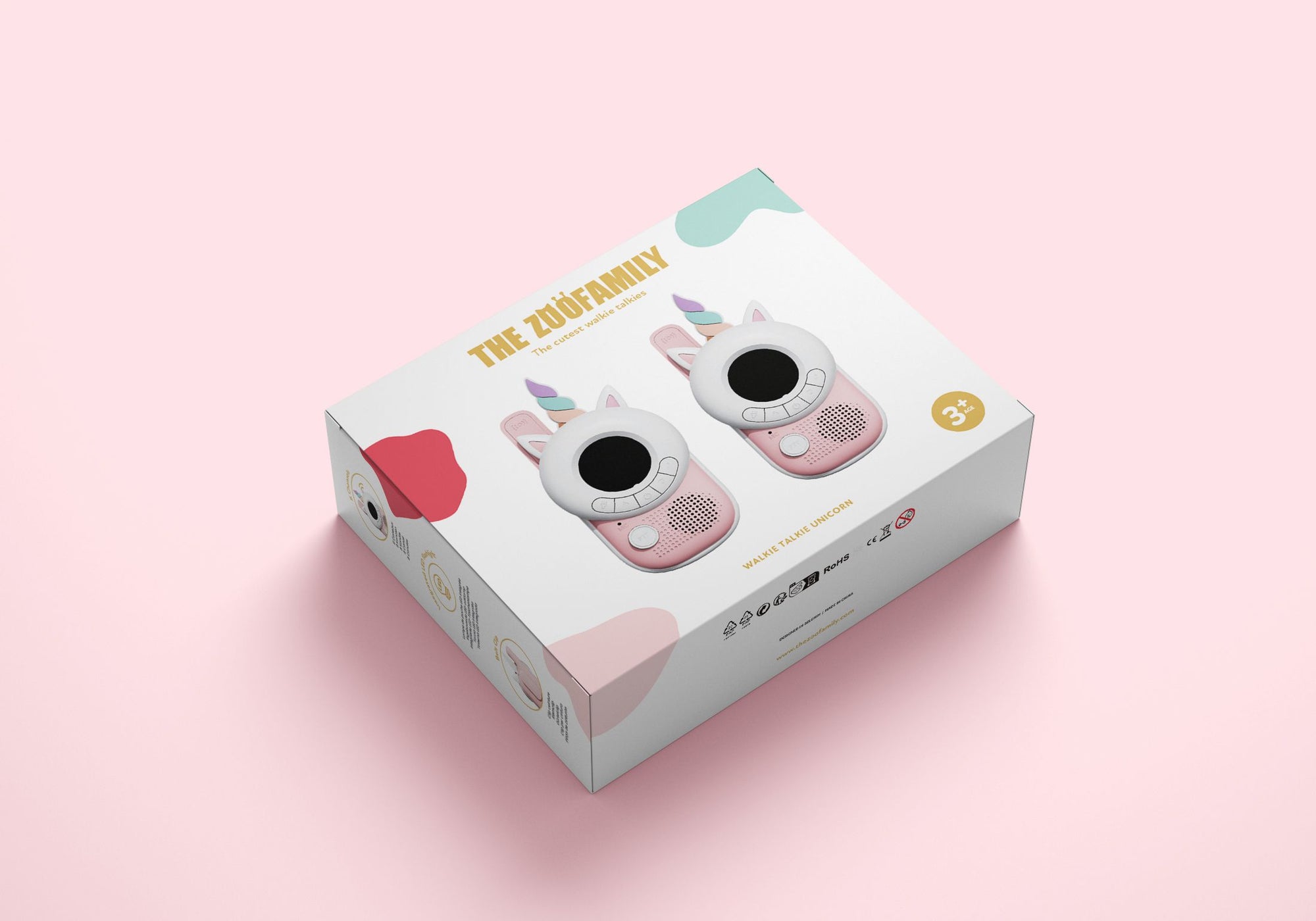 packaging of walkie talkie unicorns