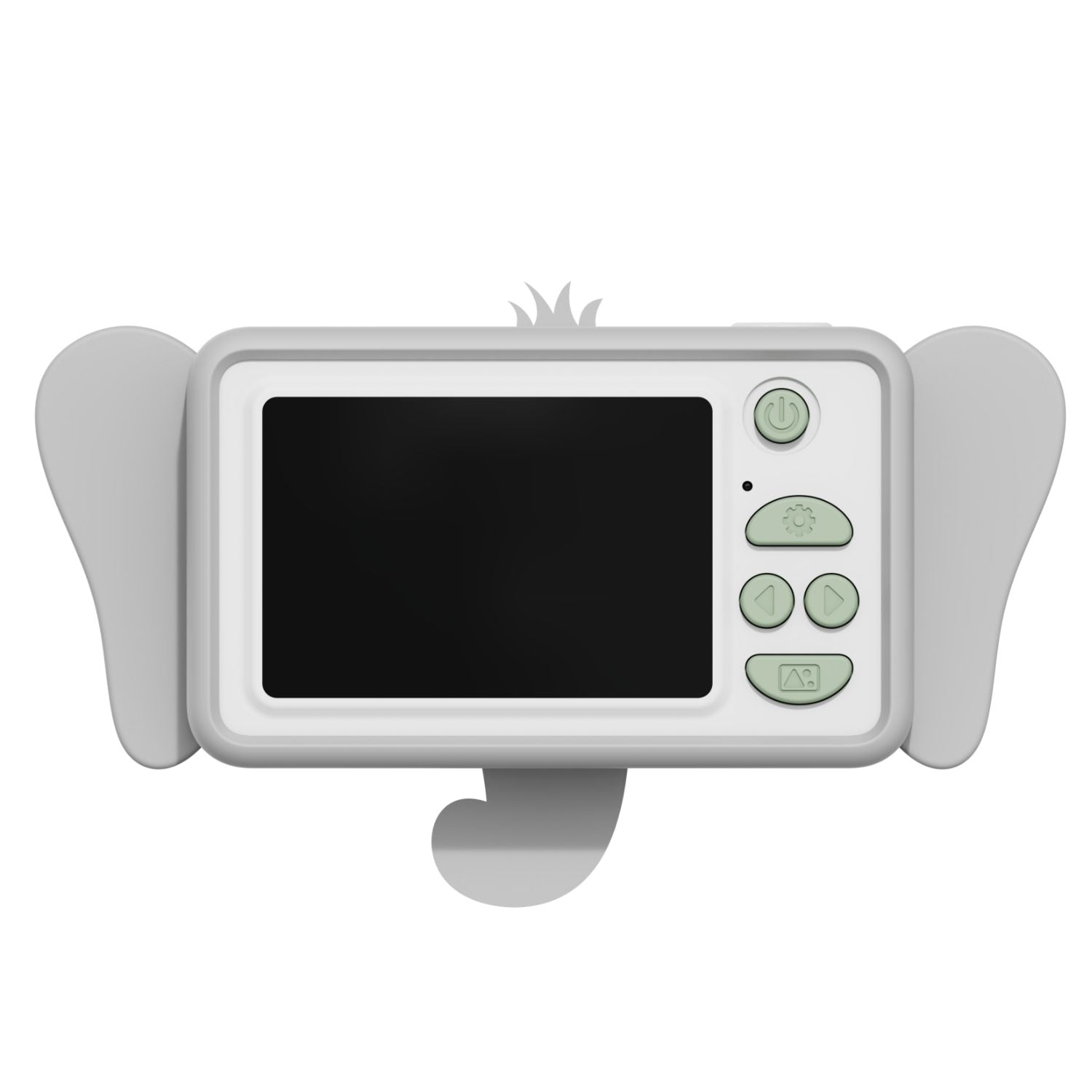 back side of zoo friends elephant kids digital camera