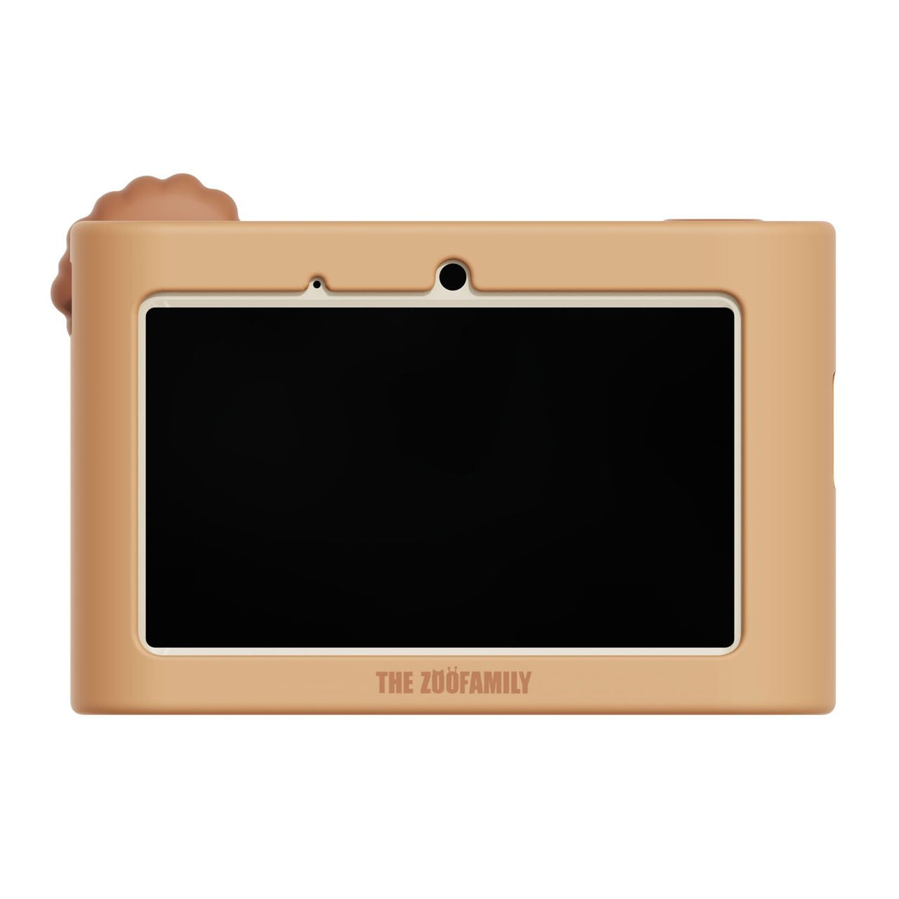 urban zoo lion, digital kids camera, back view