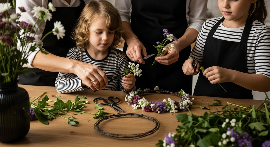 Fabriquer une couronne de fleur pour éblouir vos enfants en 2025