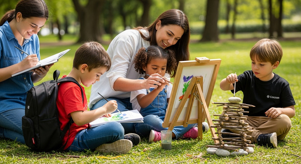 7 Activités créatives plein air pour divertir vos enfants