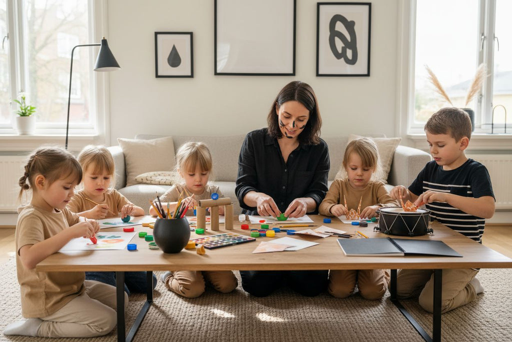 7 Activités créatives à la maison pour les enfants