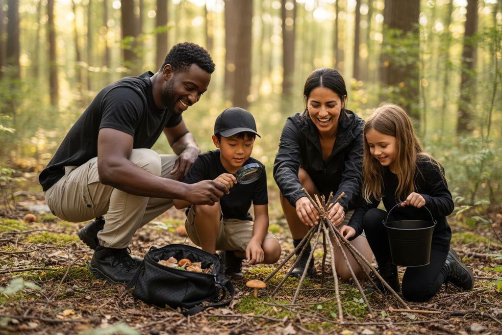 7 jeux collaboratifs découverte nature à partager en famille