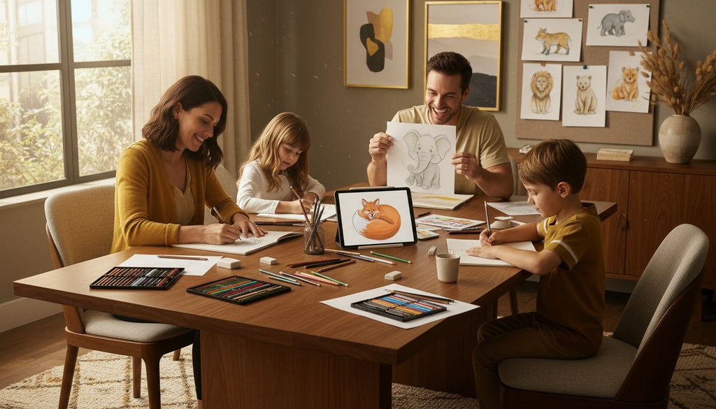 Drawing Animals Step by Step: Easy Guide for Families