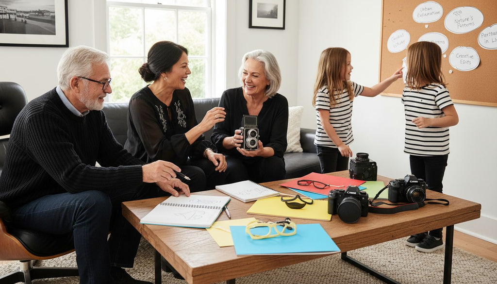 Créer défi photo famille inoubliable étape par étape