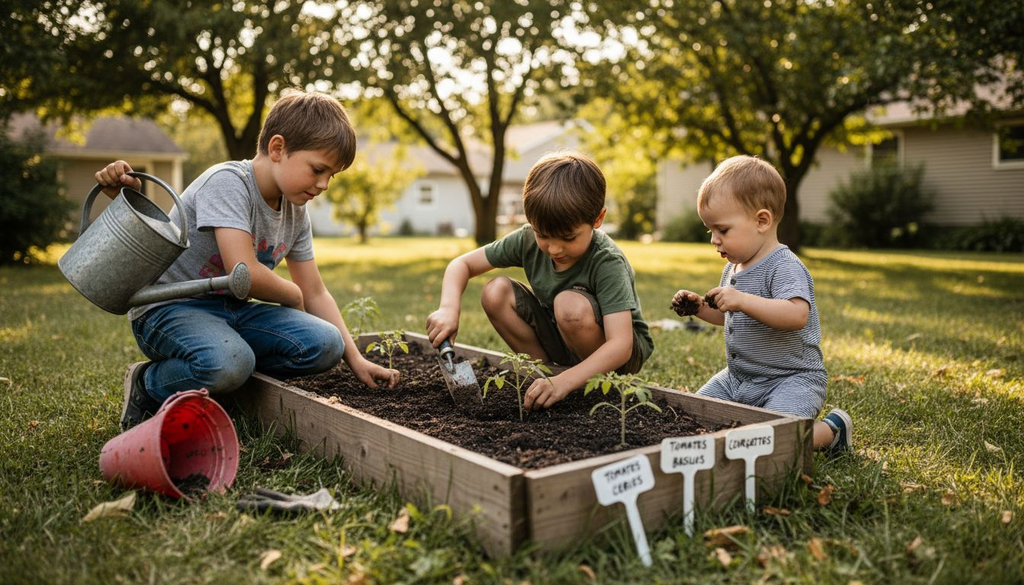 S’occuper jardin enfants : activités nature à succès