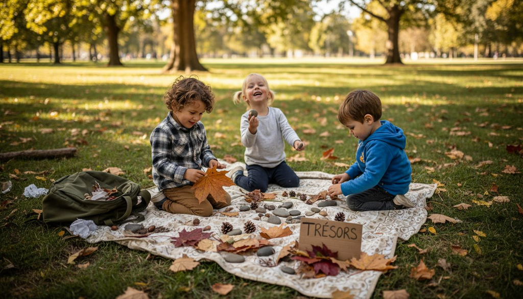 7 jeux sensoriels naturels pour connecter enfants à la nature