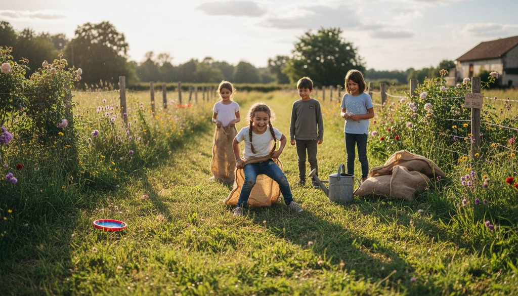 7 idées de jeux champêtres pour enfants à découvrir
