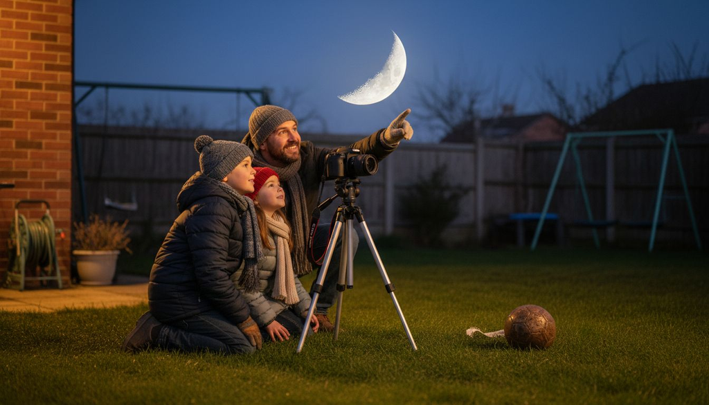 How to Take Stunning Moon Photos Night with Kids