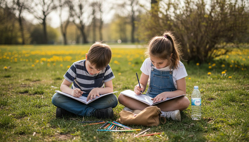 Croquer paysage avec enfants : guide créatif étape par étape