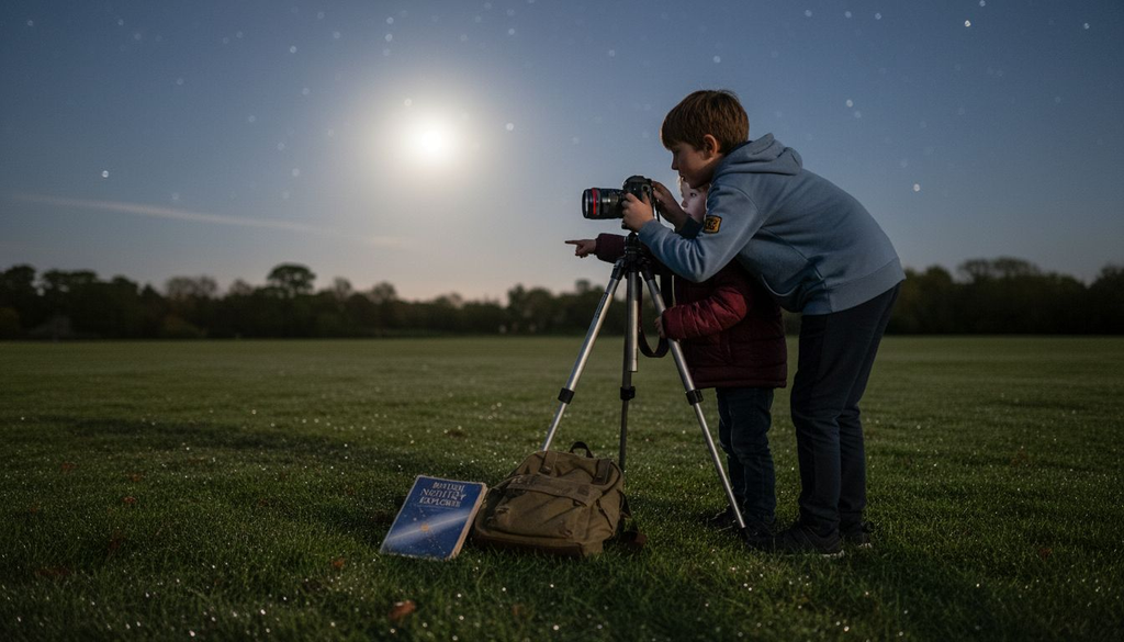 Night Photography Moon Guide for Creative Outdoor Kids
