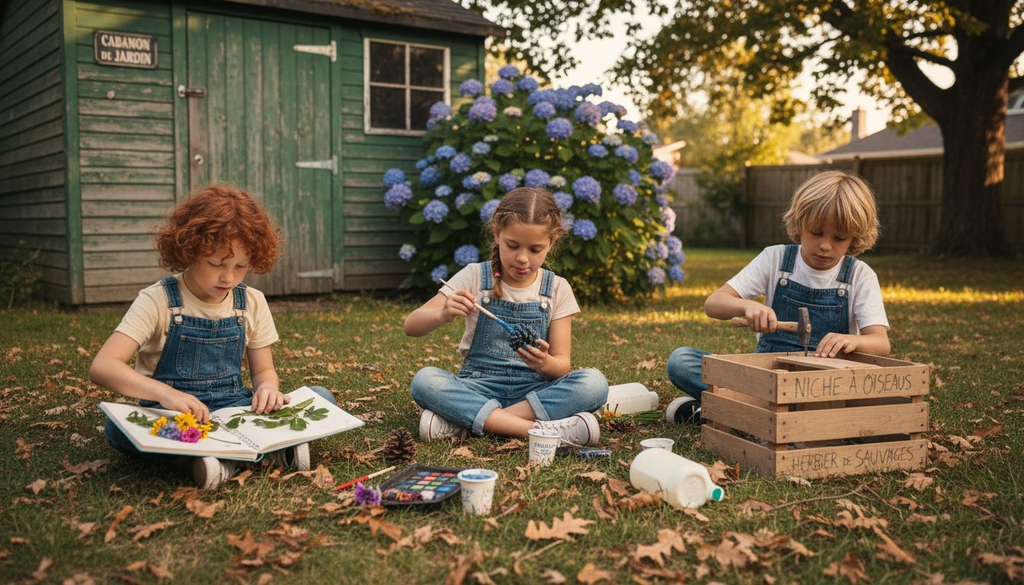 7 projets créatifs pour enfants pour éveiller nature et esprit