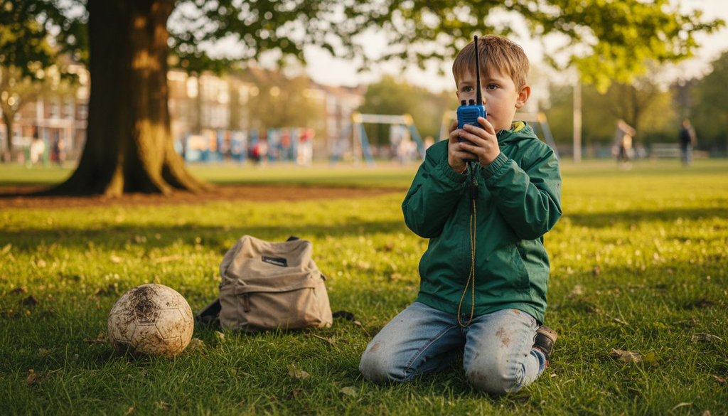 Blue Walkie Talkie: Inspiring Outdoor Play and Nature