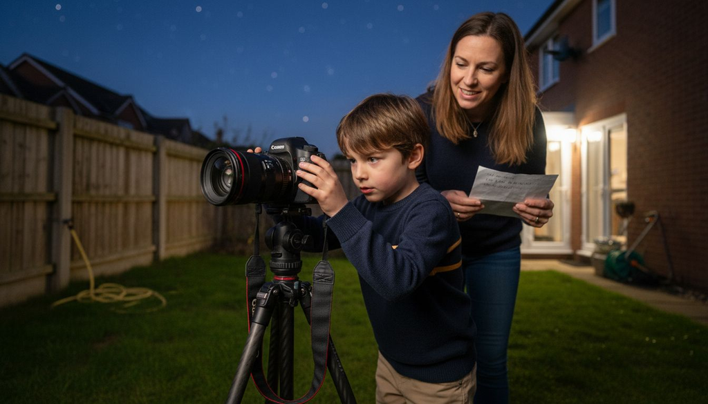 Capture stars with kid-friendly camera settings in 2026