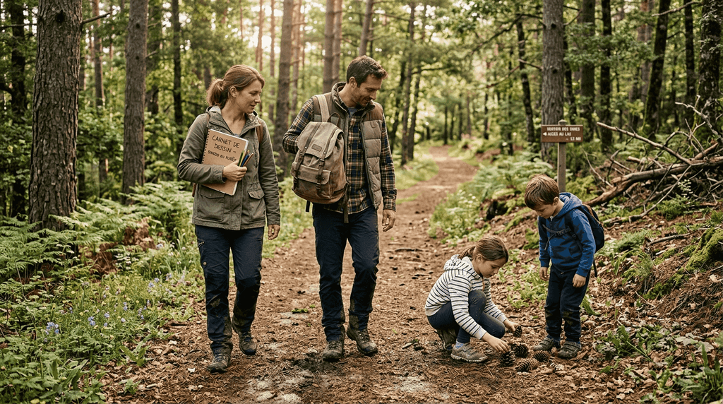 Moments forts dehors en famille : créativité et nature