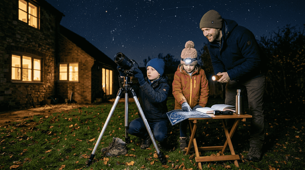 Settings for night sky photography: engaging kids creatively