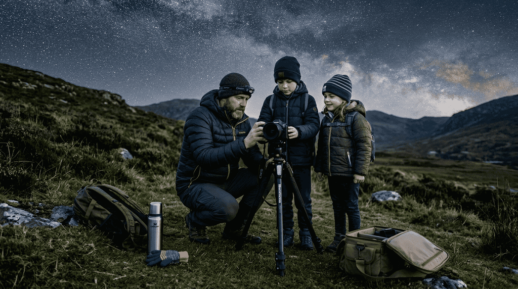 Capture stunning night sky photos with kids in Europe
