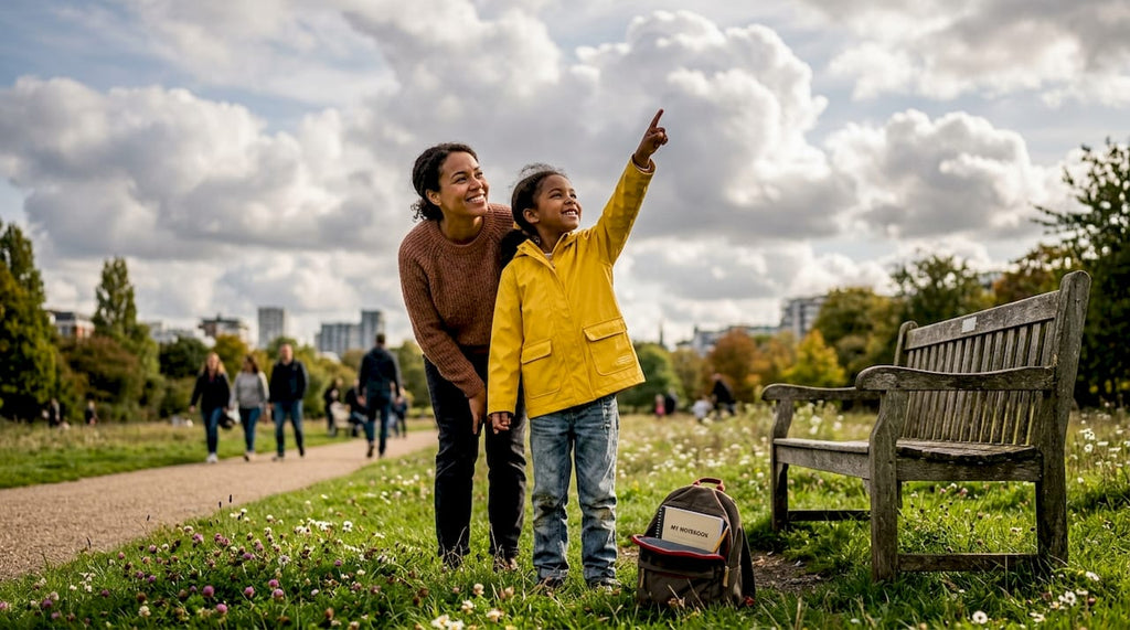 Help your child spot and learn cloud types outdoors