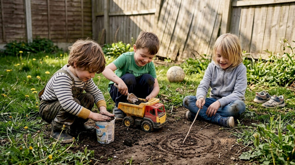 Why dirt play benefits your child's health and creativity