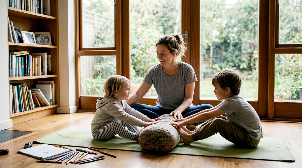 Bolster yoga nature : guide complet pour mamans créatives
