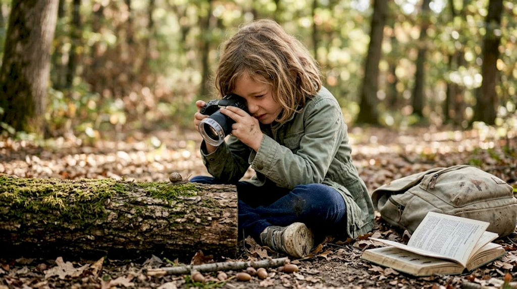 Objectifs photo enfants : stimuler la créativité nature