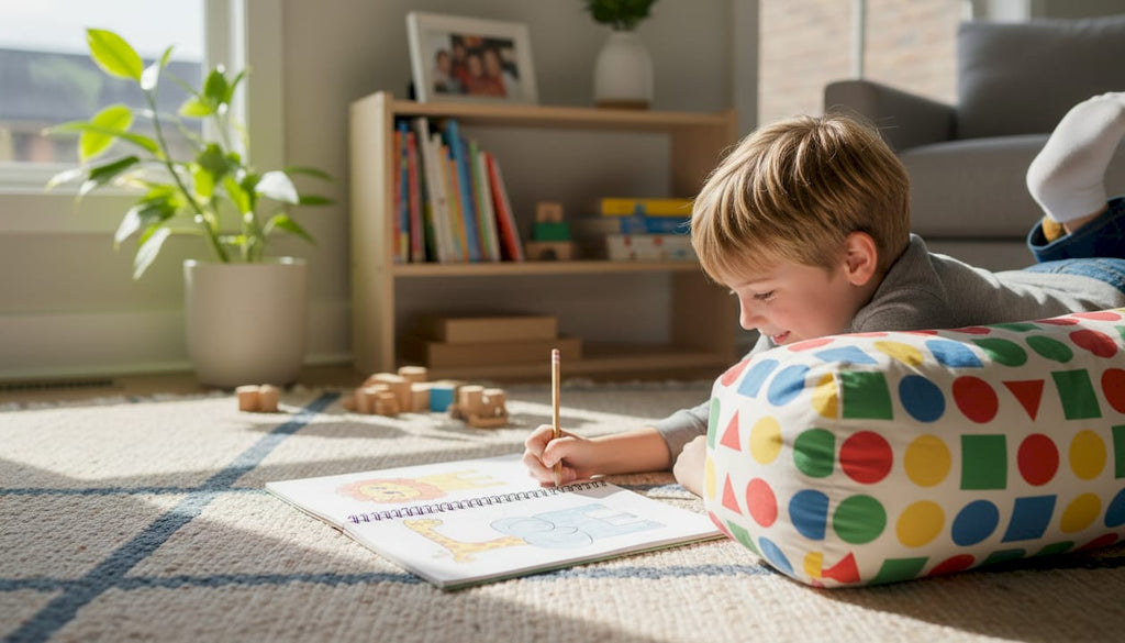 Bolster yoga nature : un cadeau créatif pour enfants