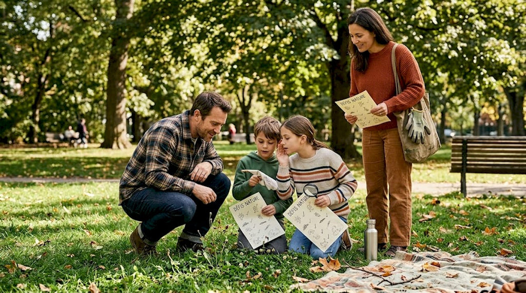 Inventer des défis nature en famille : idées ludiques