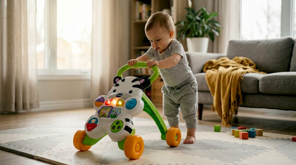 Trotteur VTech Zèbre : éveiller la curiosité nature de bébé