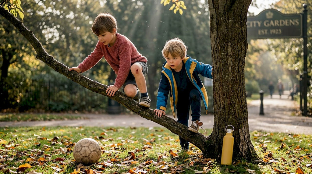 Help your child grow through positive risk and nature play
