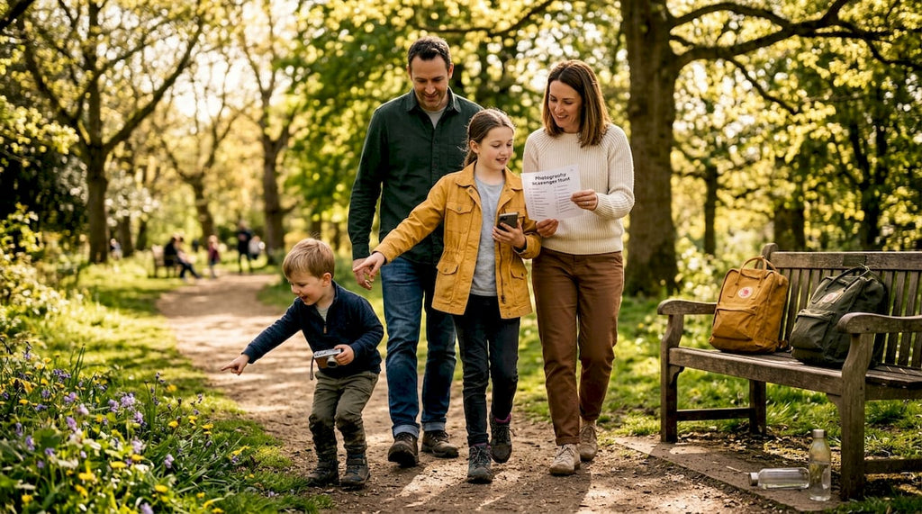 Creative family photo challenges for fun nature bonding