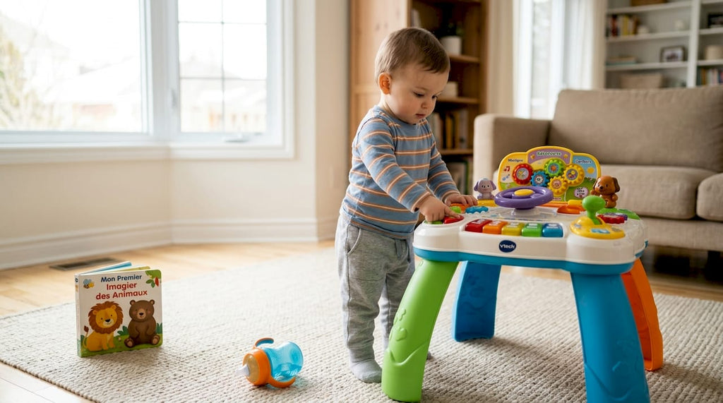 VTech table d'activité : guide pour l'éveil et la nature