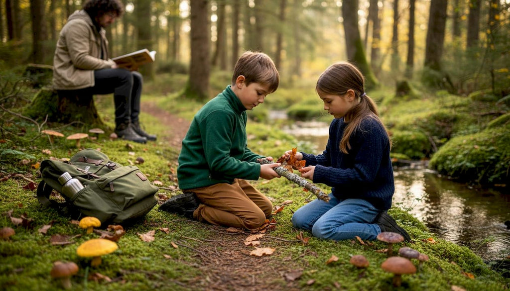 Jeux nature pour enfants : éveil, plaisir et apprentissage