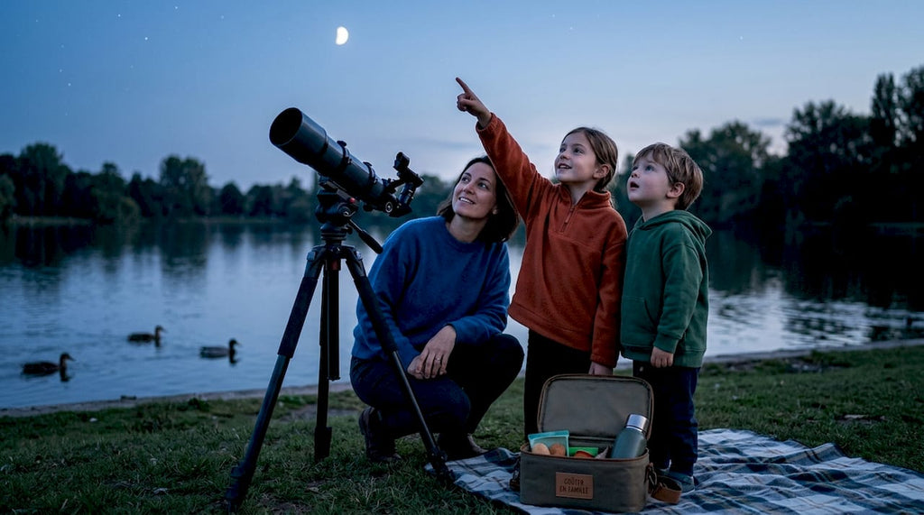 Observer la lune avec enfants : guide pratique