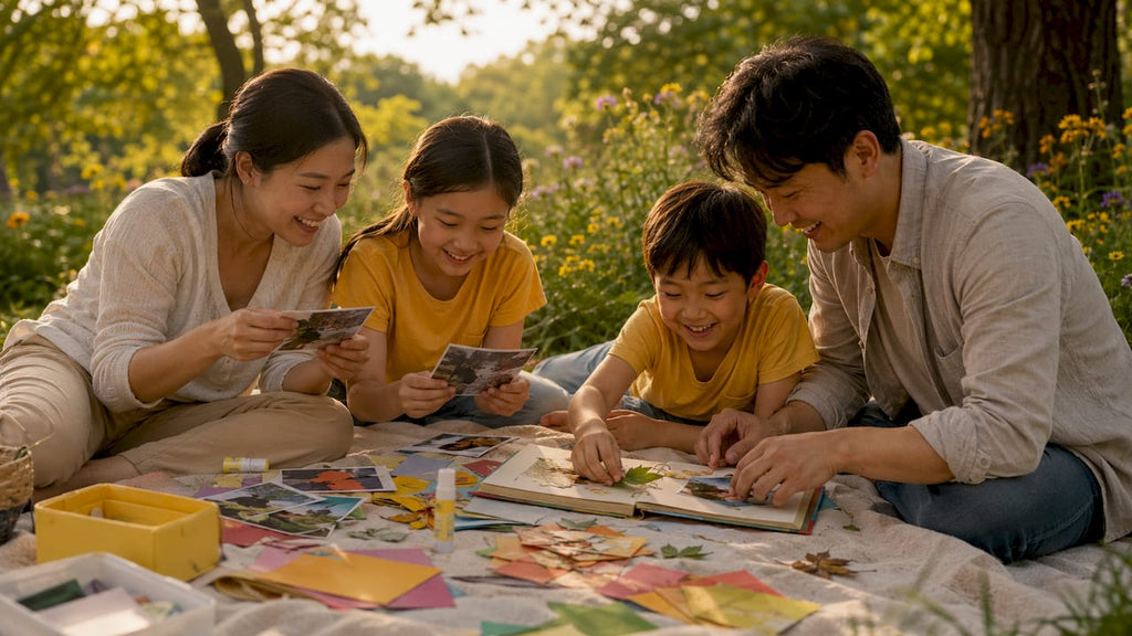 Family nature scrapbooks: 10 ideas for every family