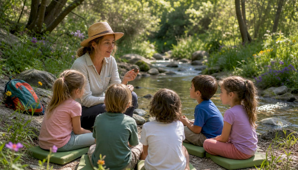 Rôle du guide de terrain enfant : éveiller la nature