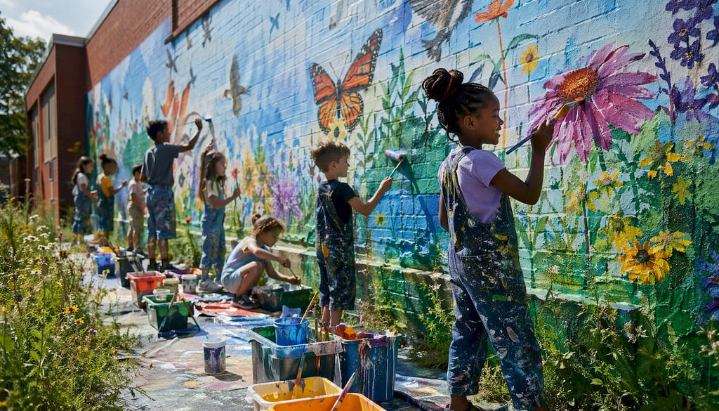 Idées fresques collectives nature : guide 2026