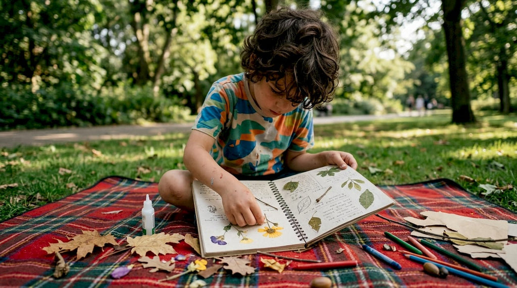 Scrapbook souvenirs nature enfants : guide pratique