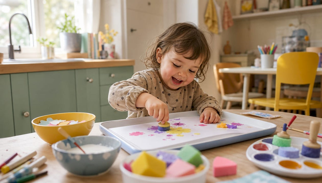 6 Low Mess Rainy Day Crafts for 2 Year Olds in 15–30 Minutes