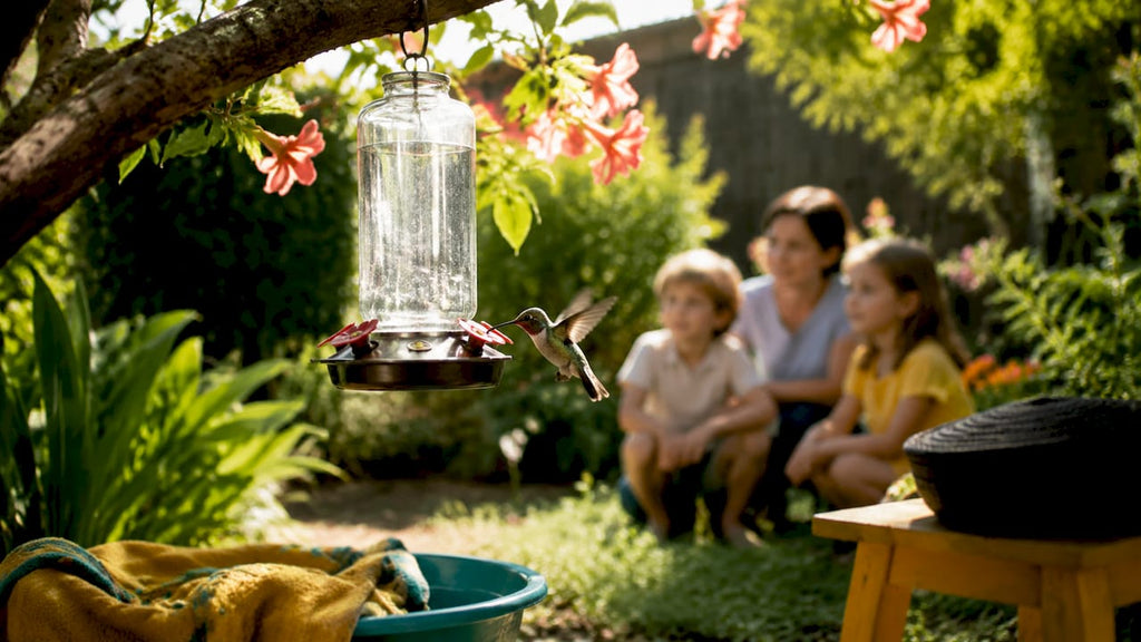 À 0 €, fabriquez un abreuvoir pour colibris en famille
