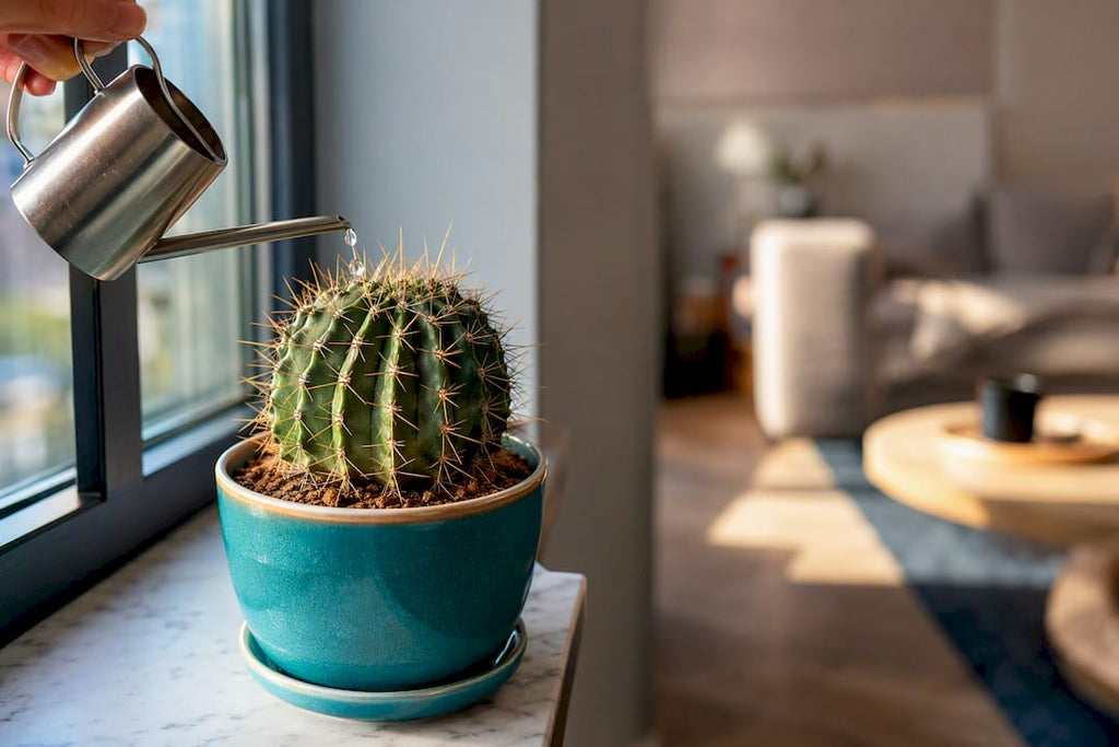 Débutant et pressé : s'occuper d'un cactus sans le noyer