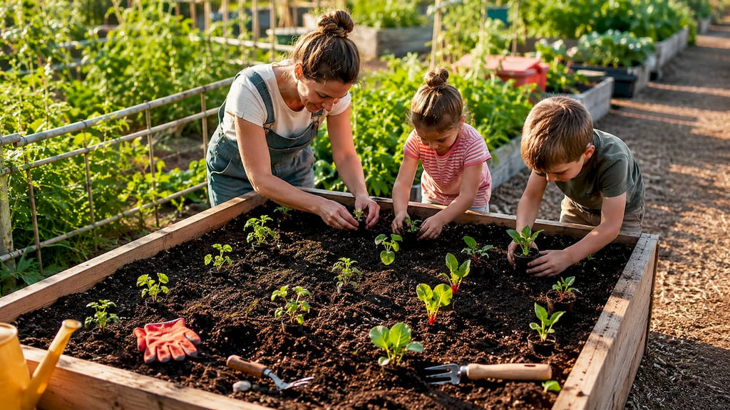Start a Garden in a 4x4 Raised Bed This Weekend, Family Friendly