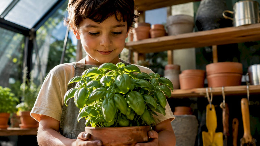 Obtenez un basilic dru en pot en 3 gestes, même avec les enfants