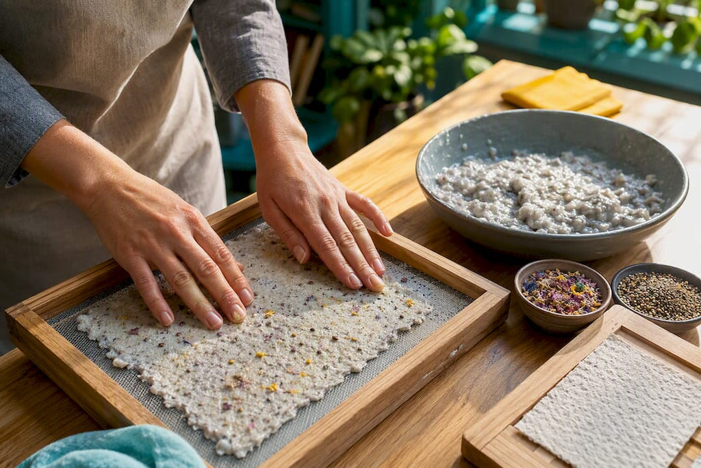 Teachers: Earth Day Recycled Crafts, Age Labels & Seed Paper