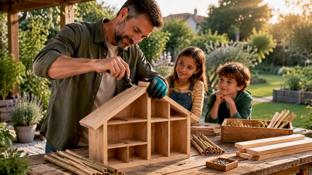 Fabriquer un hôtel à insectes en famille : fiche pédagogique et sûre