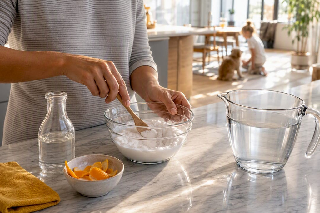 Organic house cleaning: 4 DIY recipes for homes with kids and pets