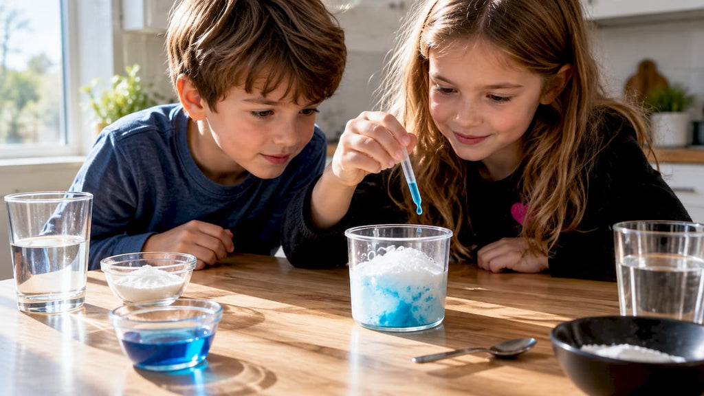 Expériences scientifiques à faire à la maison avec des enfants